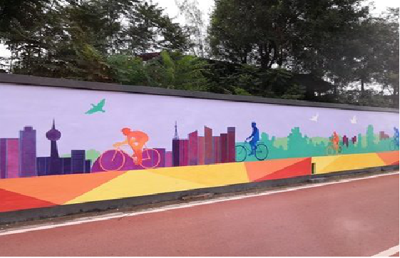 西充墙体彩绘-围墙