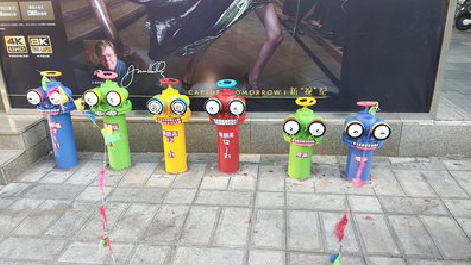 西充商业区彩绘