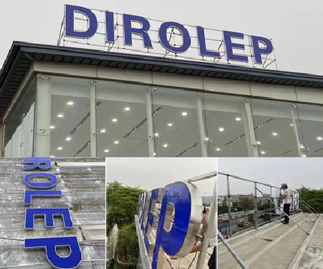 西充楼顶发光字安装的注意事项。